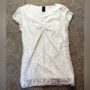 White lace top